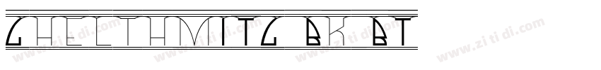 ChelthmITC Bk BT字体转换